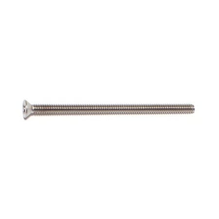 Midwest Fastener #4-40 x 2 in Phillips Flat Machine Screw, Plain 18-8 Stainless Steel, 15 PK 68315